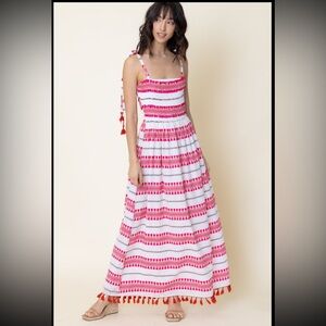 EN CREME STRIPED TASSEL DETAIL MAXI DRESS ❤️IN STORES❤️